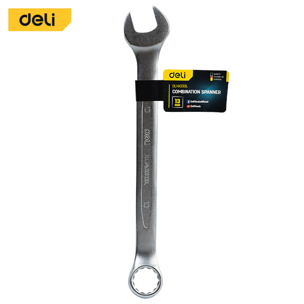ประแจปากตาย DELI EDL140013L-SL-01 13มม_0